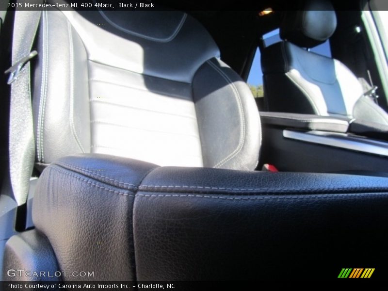 Black / Black 2015 Mercedes-Benz ML 400 4Matic