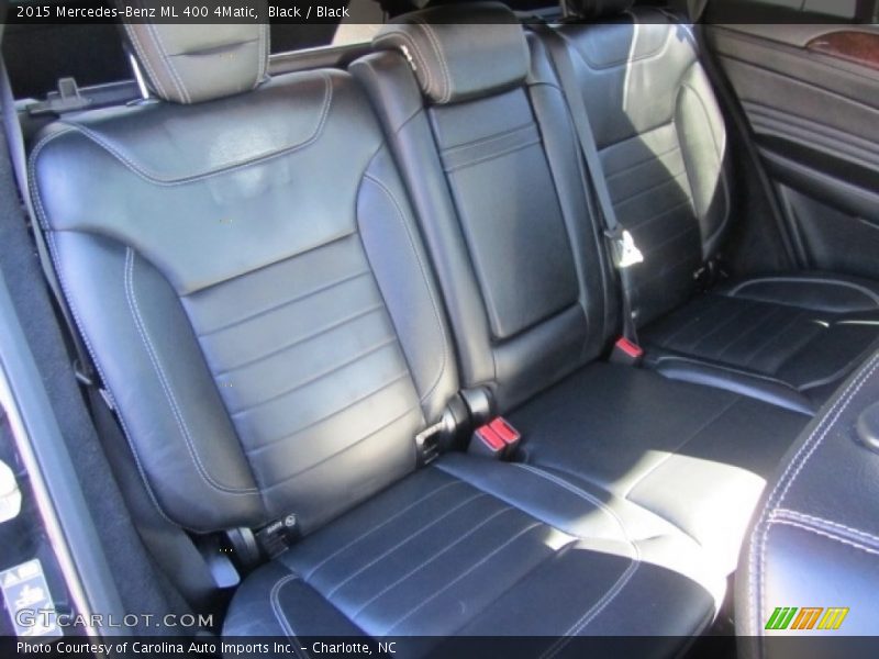 Black / Black 2015 Mercedes-Benz ML 400 4Matic