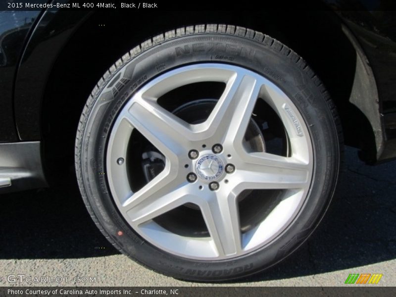 Black / Black 2015 Mercedes-Benz ML 400 4Matic