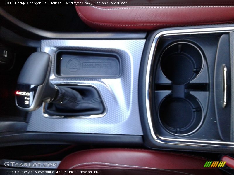 Destroyer Gray / Demonic Red/Black 2019 Dodge Charger SRT Hellcat