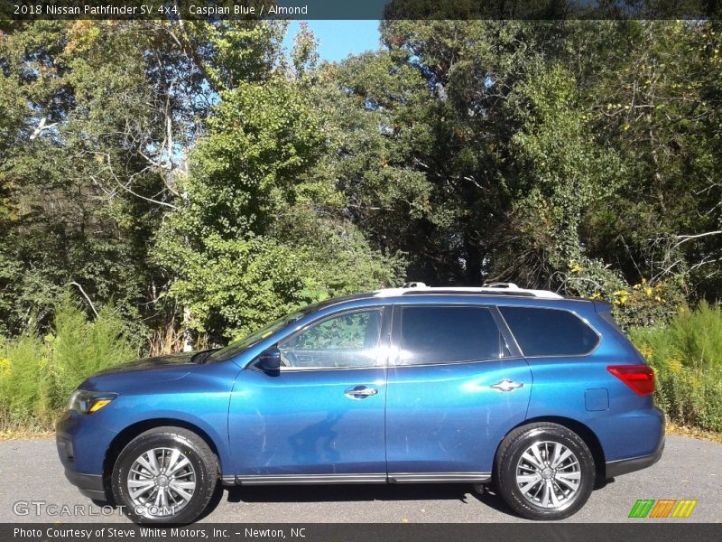 Caspian Blue / Almond 2018 Nissan Pathfinder SV 4x4