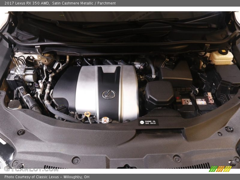 Satin Cashmere Metallic / Parchment 2017 Lexus RX 350 AWD