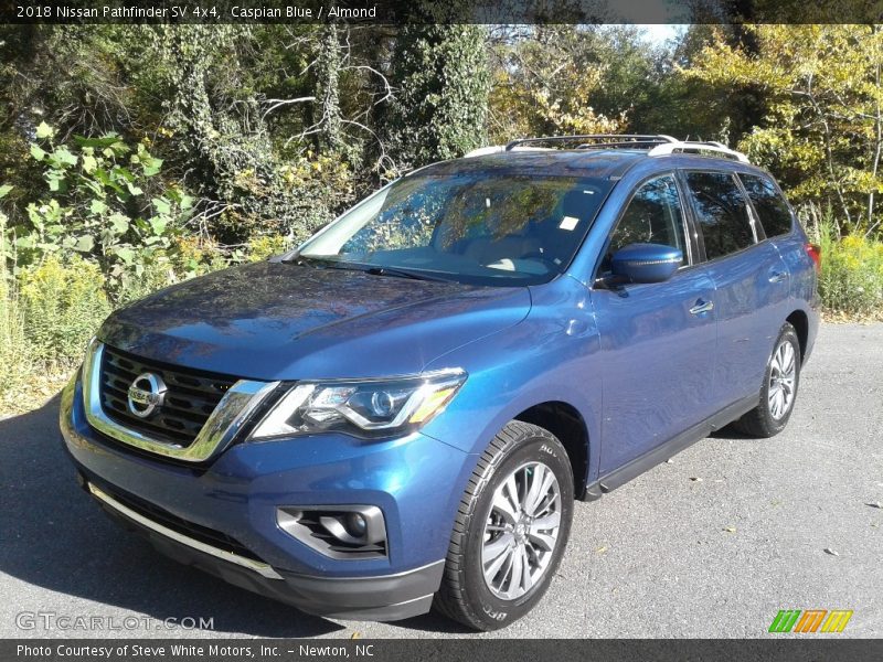 Caspian Blue / Almond 2018 Nissan Pathfinder SV 4x4