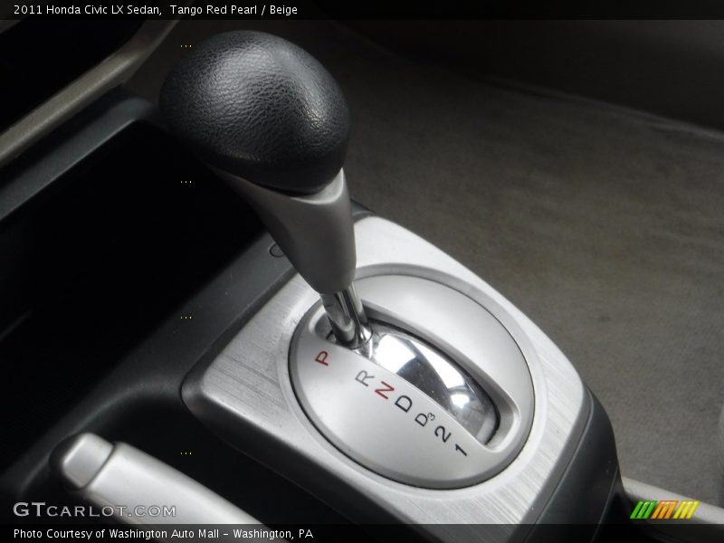 Tango Red Pearl / Beige 2011 Honda Civic LX Sedan
