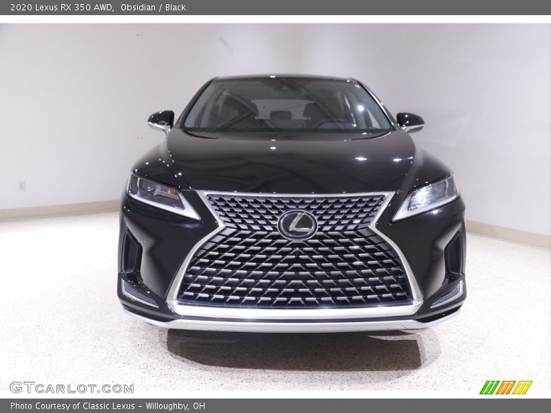 Obsidian / Black 2020 Lexus RX 350 AWD