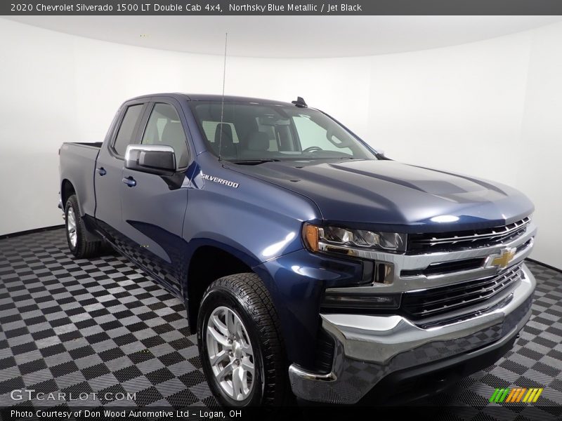 Northsky Blue Metallic / Jet Black 2020 Chevrolet Silverado 1500 LT Double Cab 4x4