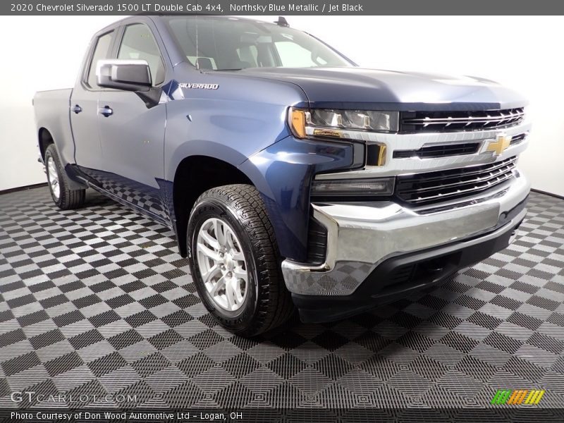 Northsky Blue Metallic / Jet Black 2020 Chevrolet Silverado 1500 LT Double Cab 4x4