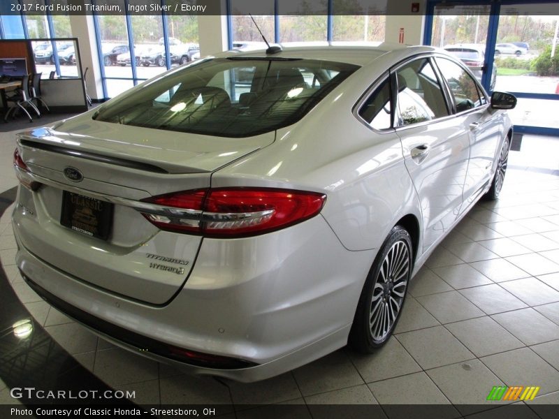 Ingot Silver / Ebony 2017 Ford Fusion Titanium