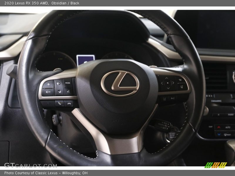 Obsidian / Black 2020 Lexus RX 350 AWD