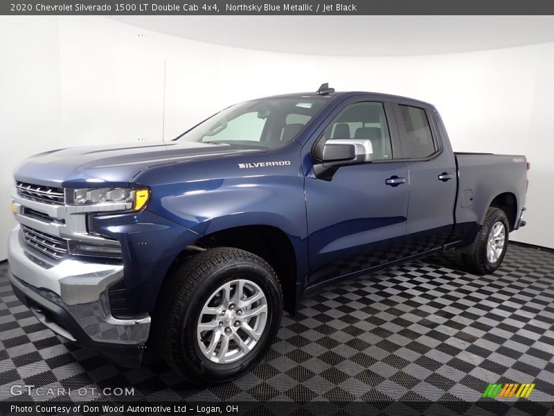 Northsky Blue Metallic / Jet Black 2020 Chevrolet Silverado 1500 LT Double Cab 4x4