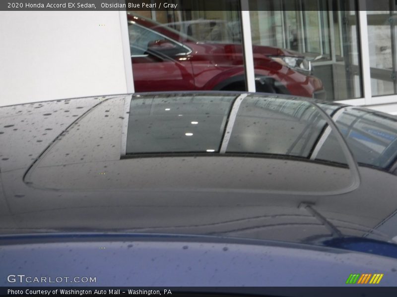Obsidian Blue Pearl / Gray 2020 Honda Accord EX Sedan