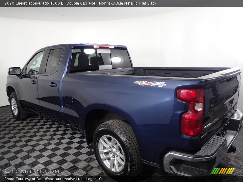 Northsky Blue Metallic / Jet Black 2020 Chevrolet Silverado 1500 LT Double Cab 4x4