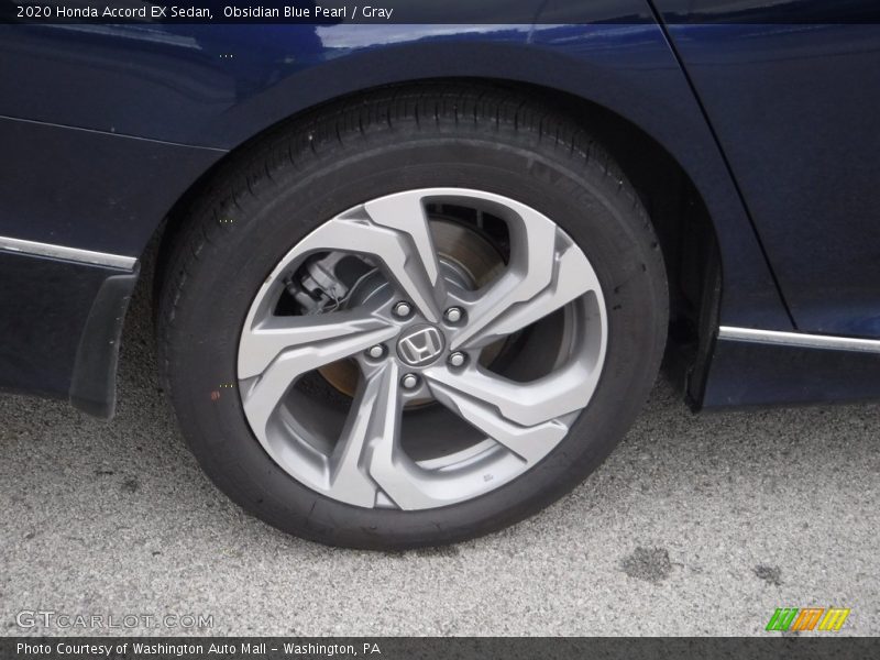Obsidian Blue Pearl / Gray 2020 Honda Accord EX Sedan