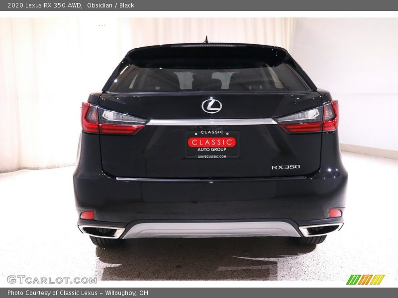 Obsidian / Black 2020 Lexus RX 350 AWD