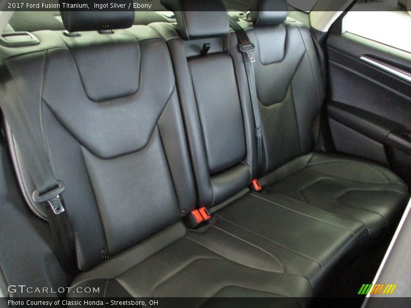 Rear Seat of 2017 Fusion Titanium