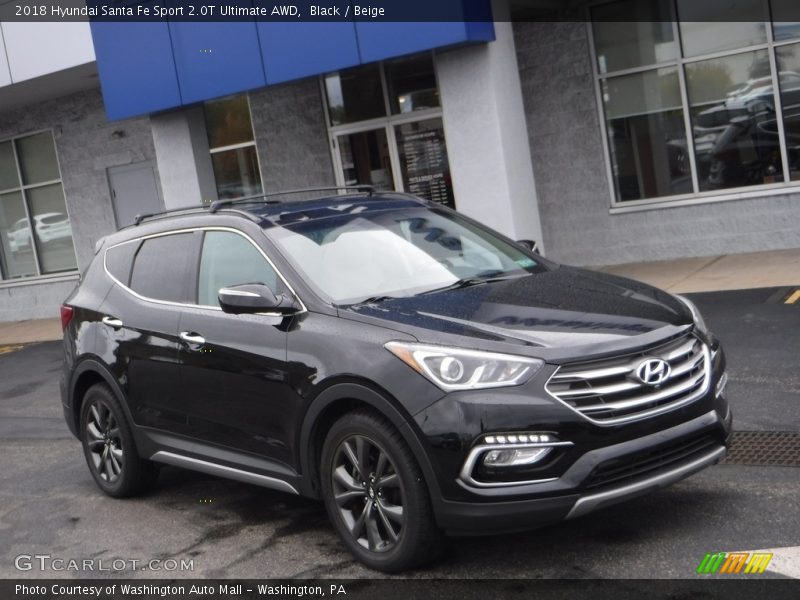 Black / Beige 2018 Hyundai Santa Fe Sport 2.0T Ultimate AWD
