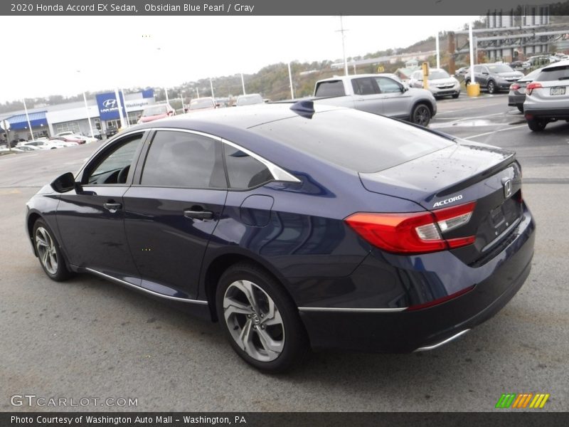 Obsidian Blue Pearl / Gray 2020 Honda Accord EX Sedan