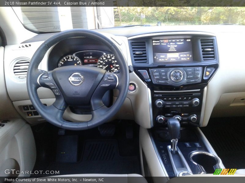 Caspian Blue / Almond 2018 Nissan Pathfinder SV 4x4