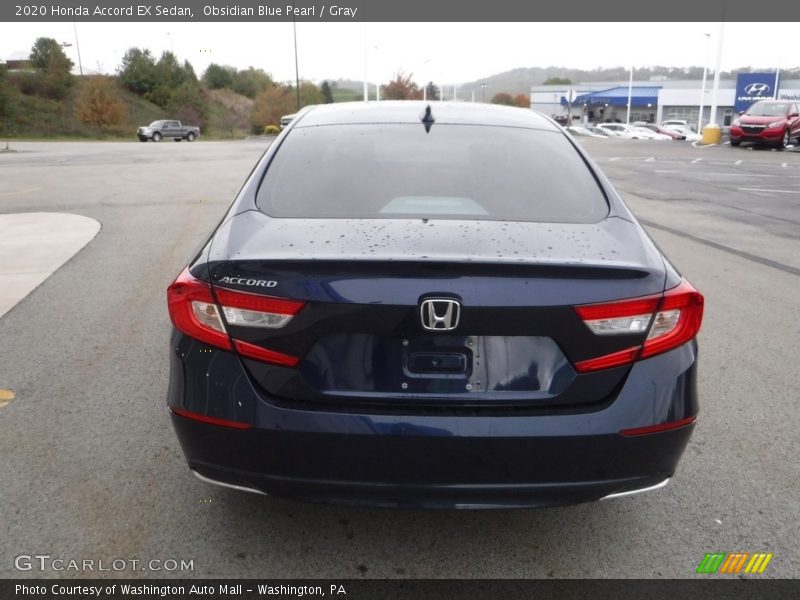 Obsidian Blue Pearl / Gray 2020 Honda Accord EX Sedan