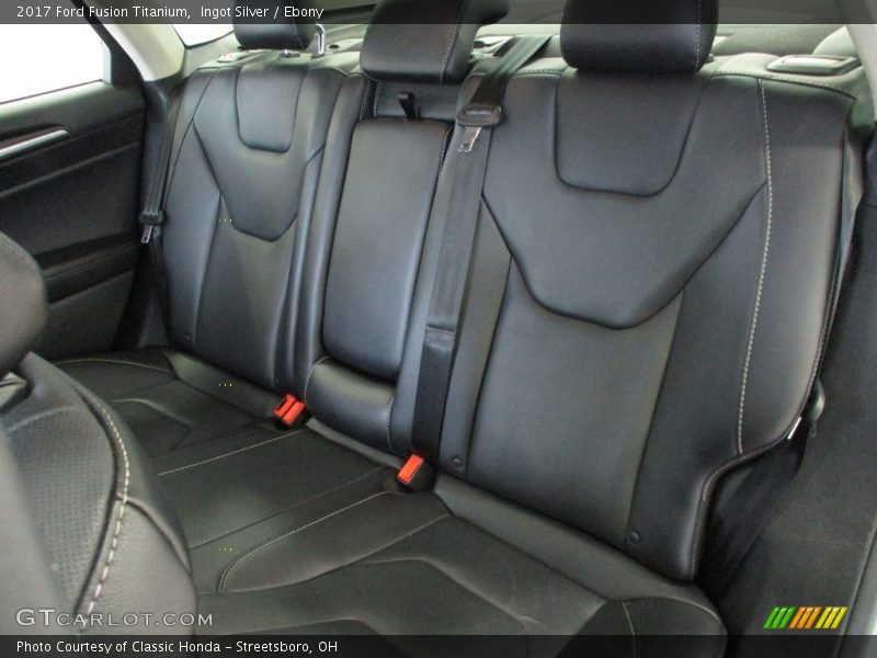 Rear Seat of 2017 Fusion Titanium