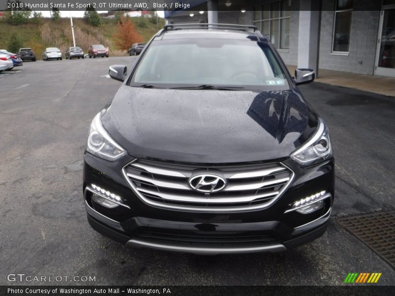 Black / Beige 2018 Hyundai Santa Fe Sport 2.0T Ultimate AWD