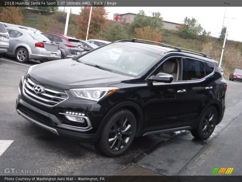 Black / Beige 2018 Hyundai Santa Fe Sport 2.0T Ultimate AWD