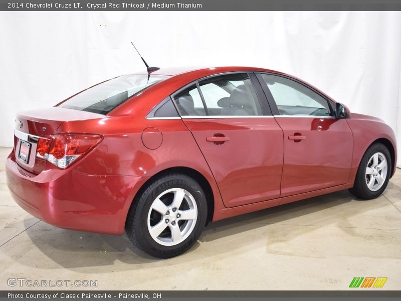 Crystal Red Tintcoat / Medium Titanium 2014 Chevrolet Cruze LT