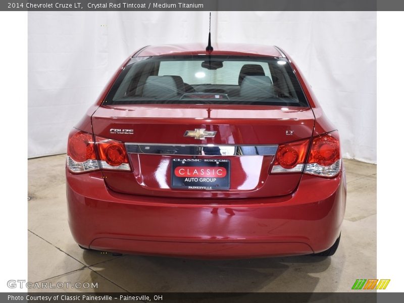 Crystal Red Tintcoat / Medium Titanium 2014 Chevrolet Cruze LT