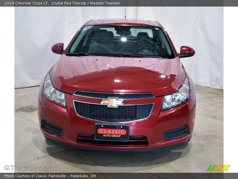 Crystal Red Tintcoat / Medium Titanium 2014 Chevrolet Cruze LT