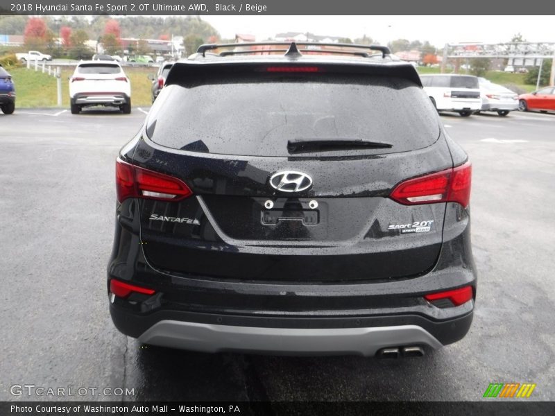 Black / Beige 2018 Hyundai Santa Fe Sport 2.0T Ultimate AWD