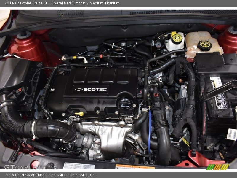 Crystal Red Tintcoat / Medium Titanium 2014 Chevrolet Cruze LT