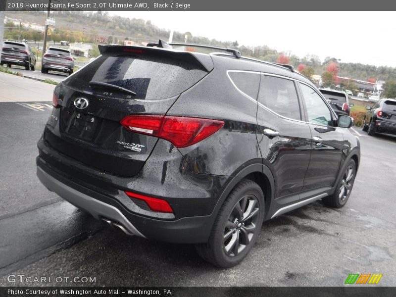 Black / Beige 2018 Hyundai Santa Fe Sport 2.0T Ultimate AWD