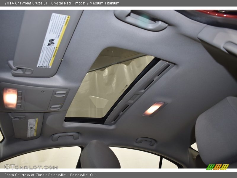 Crystal Red Tintcoat / Medium Titanium 2014 Chevrolet Cruze LT