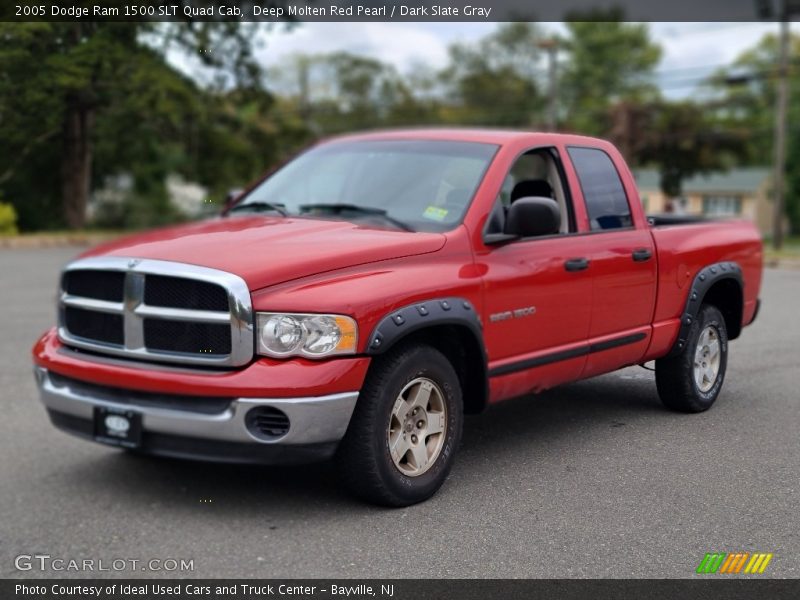 Deep Molten Red Pearl / Dark Slate Gray 2005 Dodge Ram 1500 SLT Quad Cab