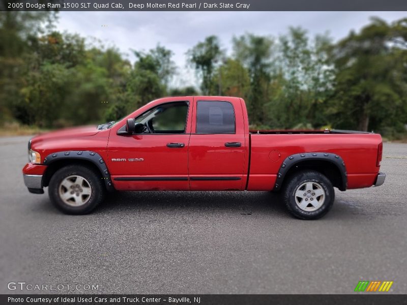 Deep Molten Red Pearl / Dark Slate Gray 2005 Dodge Ram 1500 SLT Quad Cab