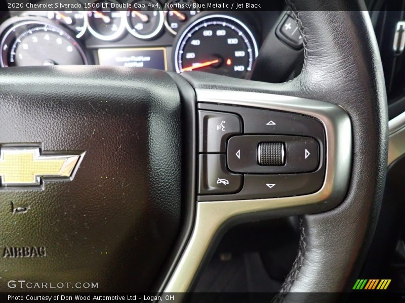 Northsky Blue Metallic / Jet Black 2020 Chevrolet Silverado 1500 LT Double Cab 4x4