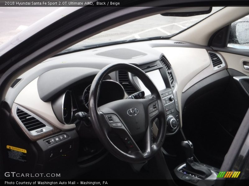 Black / Beige 2018 Hyundai Santa Fe Sport 2.0T Ultimate AWD