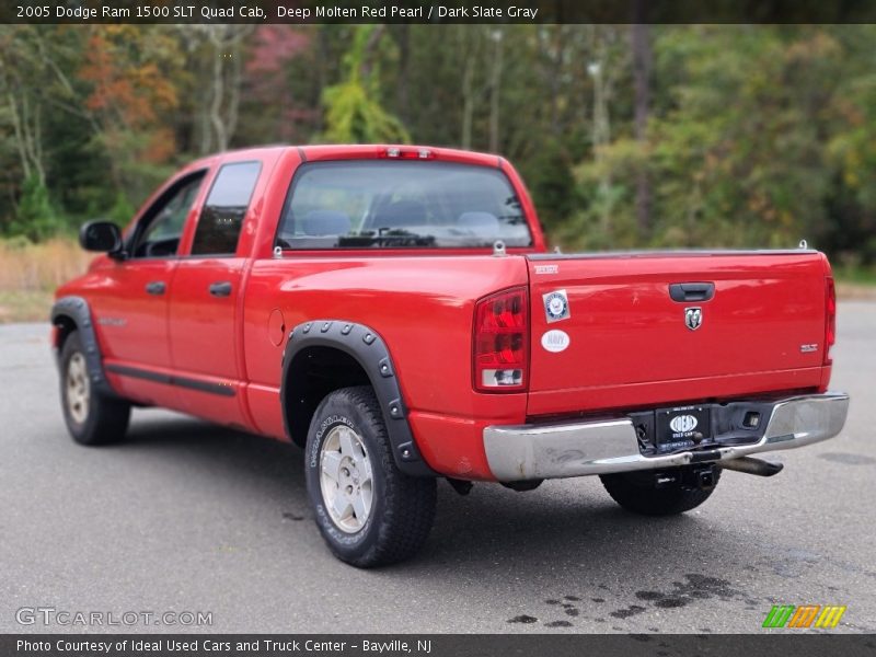 Deep Molten Red Pearl / Dark Slate Gray 2005 Dodge Ram 1500 SLT Quad Cab