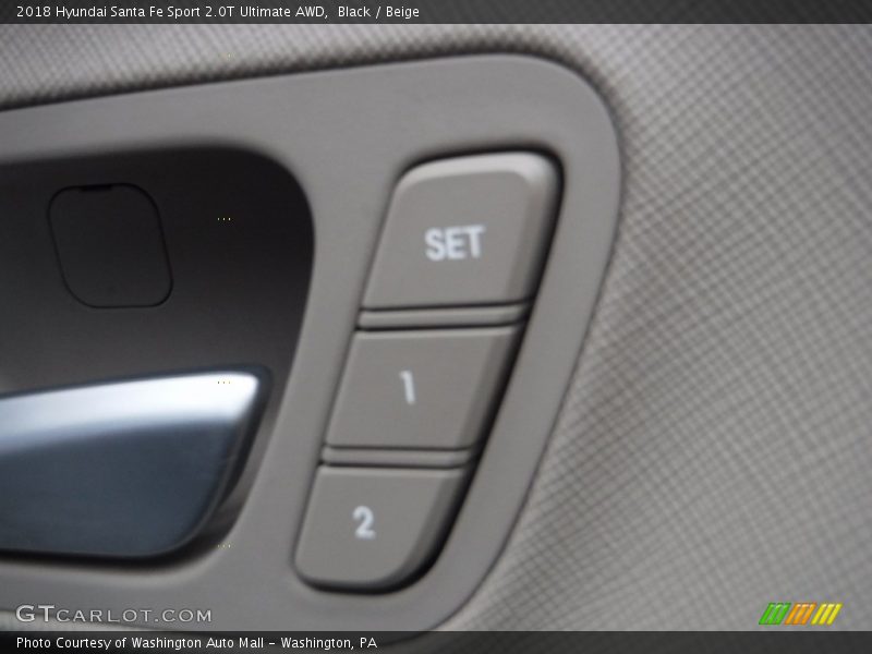 Black / Beige 2018 Hyundai Santa Fe Sport 2.0T Ultimate AWD