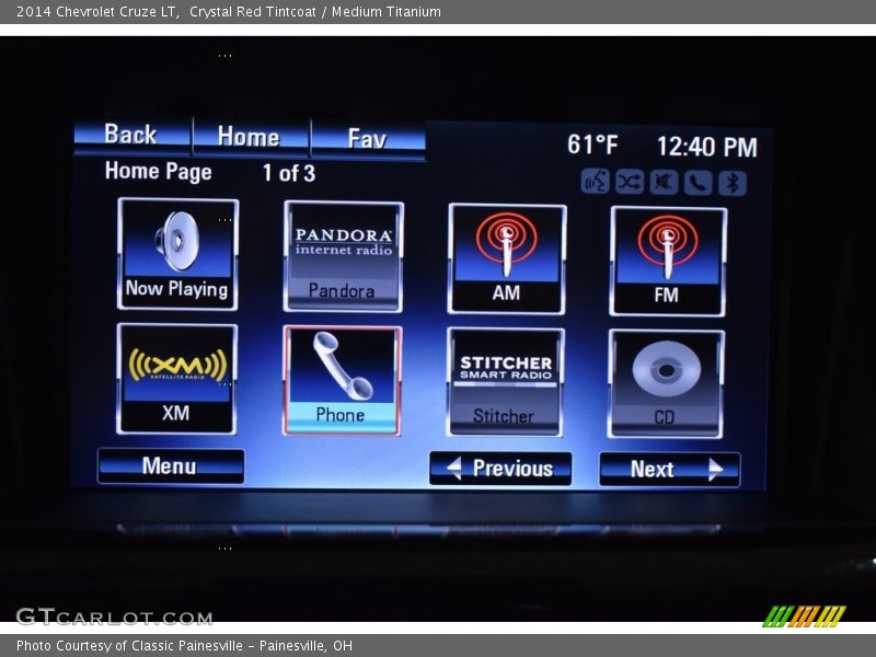 Crystal Red Tintcoat / Medium Titanium 2014 Chevrolet Cruze LT