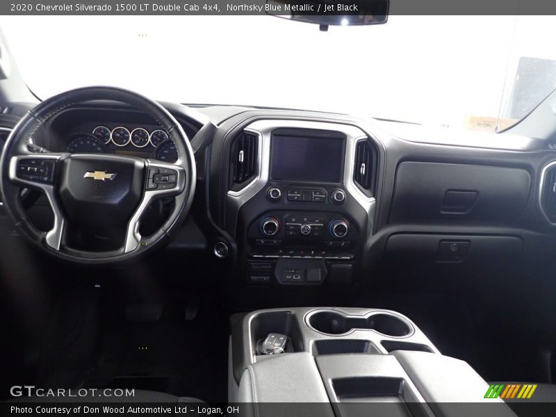 Northsky Blue Metallic / Jet Black 2020 Chevrolet Silverado 1500 LT Double Cab 4x4