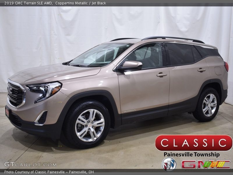 Coppertino Metallic / Jet Black 2019 GMC Terrain SLE AWD