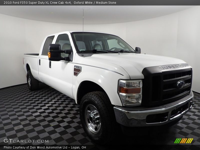 Oxford White / Medium Stone 2010 Ford F350 Super Duty XL Crew Cab 4x4