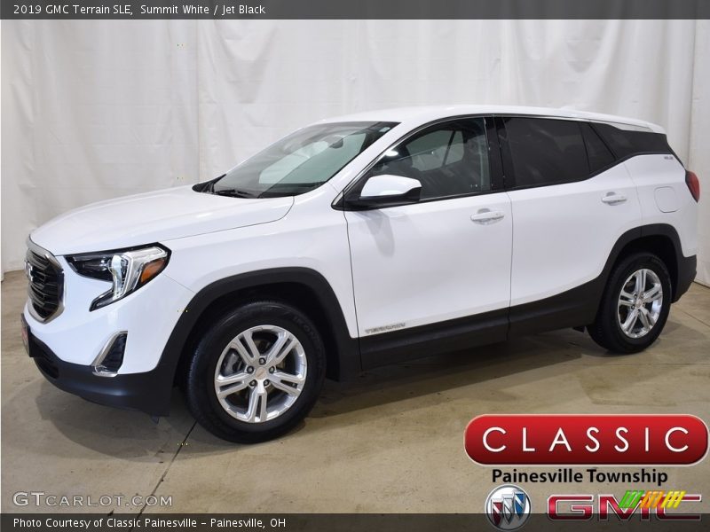 Summit White / Jet Black 2019 GMC Terrain SLE