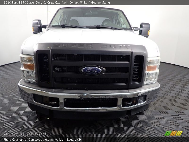 Oxford White / Medium Stone 2010 Ford F350 Super Duty XL Crew Cab 4x4
