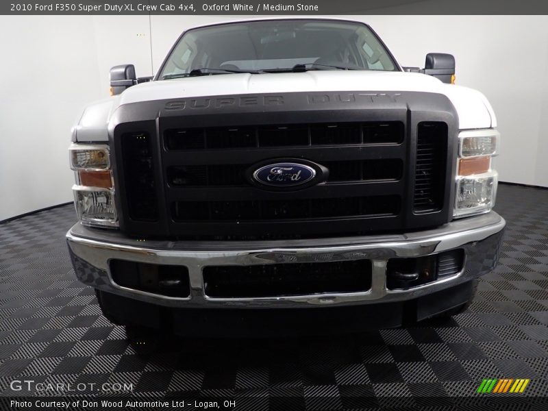 Oxford White / Medium Stone 2010 Ford F350 Super Duty XL Crew Cab 4x4