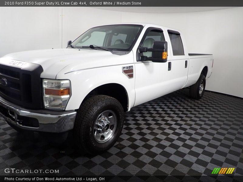 Oxford White / Medium Stone 2010 Ford F350 Super Duty XL Crew Cab 4x4