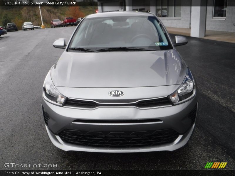 Steel Gray / Black 2021 Kia Rio S 5 Door