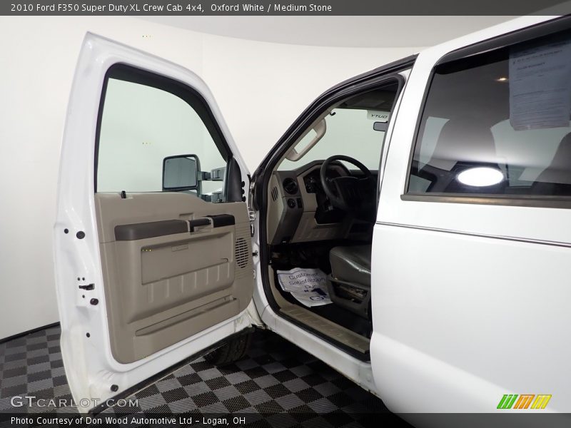 Oxford White / Medium Stone 2010 Ford F350 Super Duty XL Crew Cab 4x4