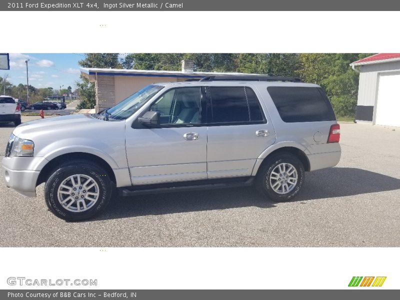 Ingot Silver Metallic / Camel 2011 Ford Expedition XLT 4x4